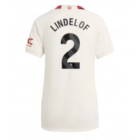 Manchester United Victor Lindelof #2 Tretí Ženy futbalový dres 2023-24 Krátky Rukáv